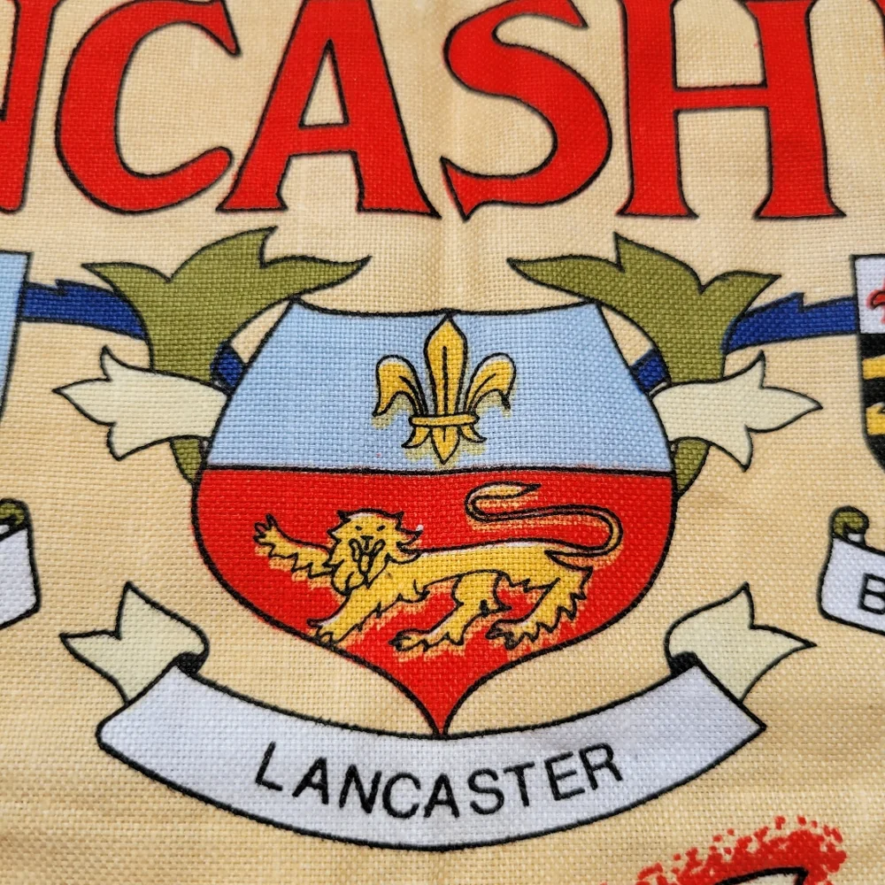 United Kingdom Tea Towels ~ FINAL PRICE! Scotland ~ Lancashire ~ Colorful